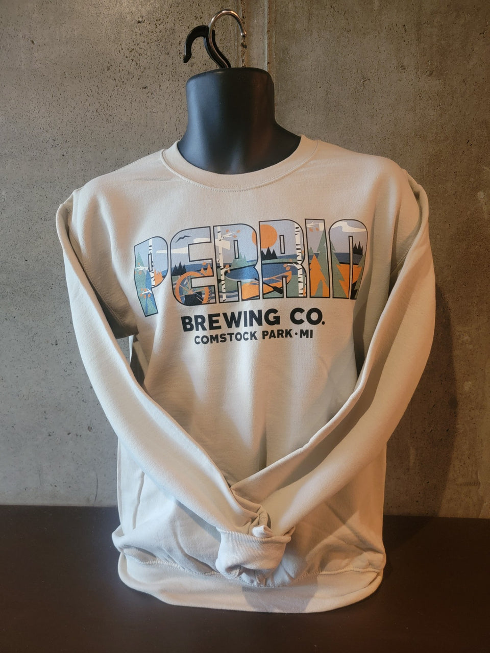 Sand Clear View Crewneck