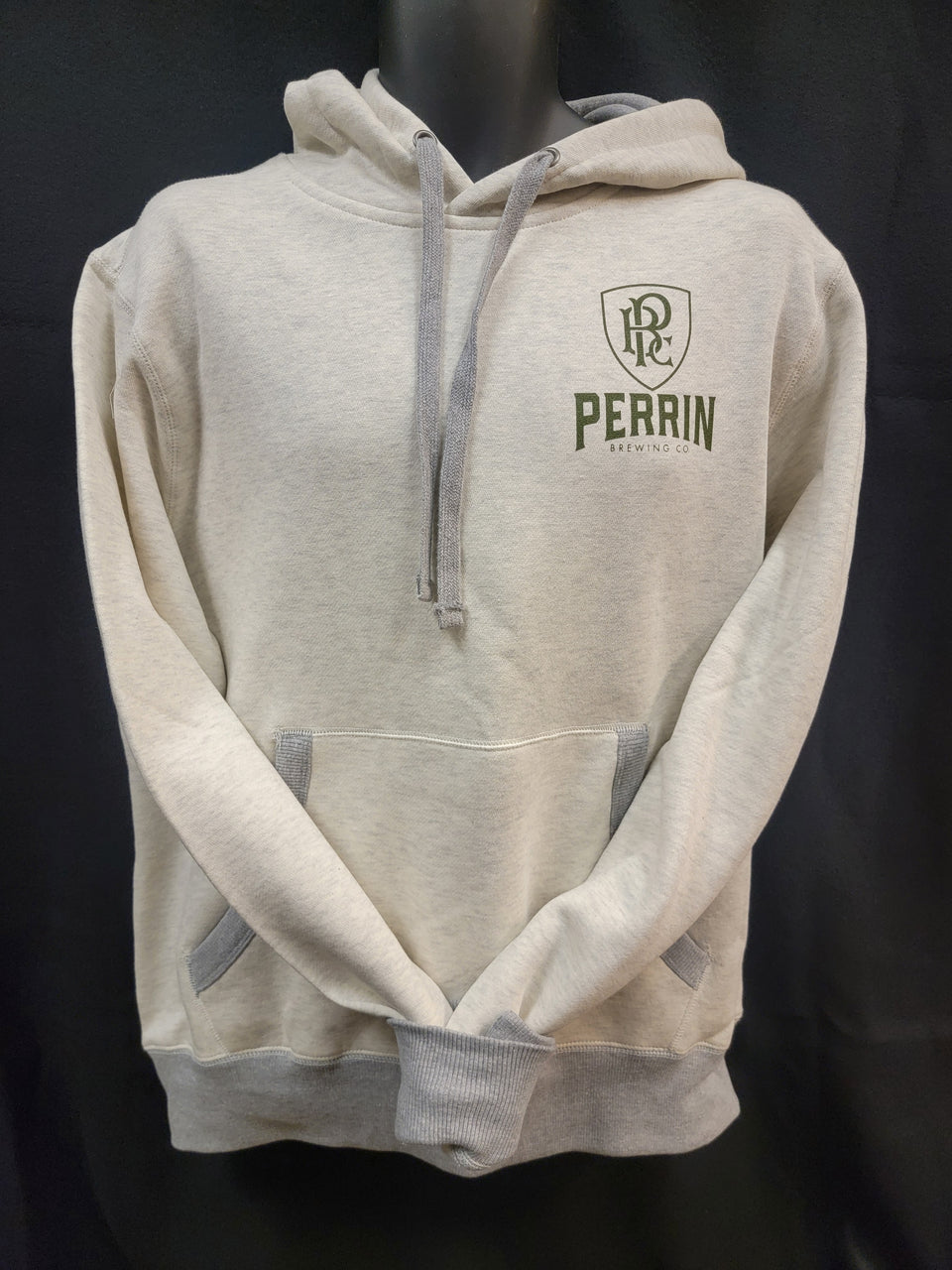 Contrast Oatmeal Hoodie