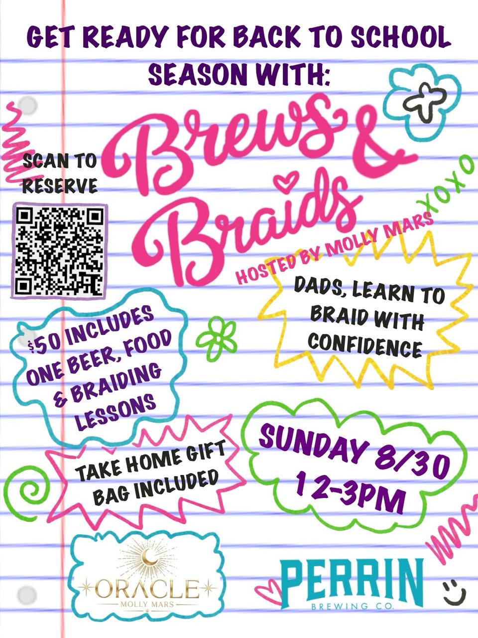 Brews and Braids Ticket