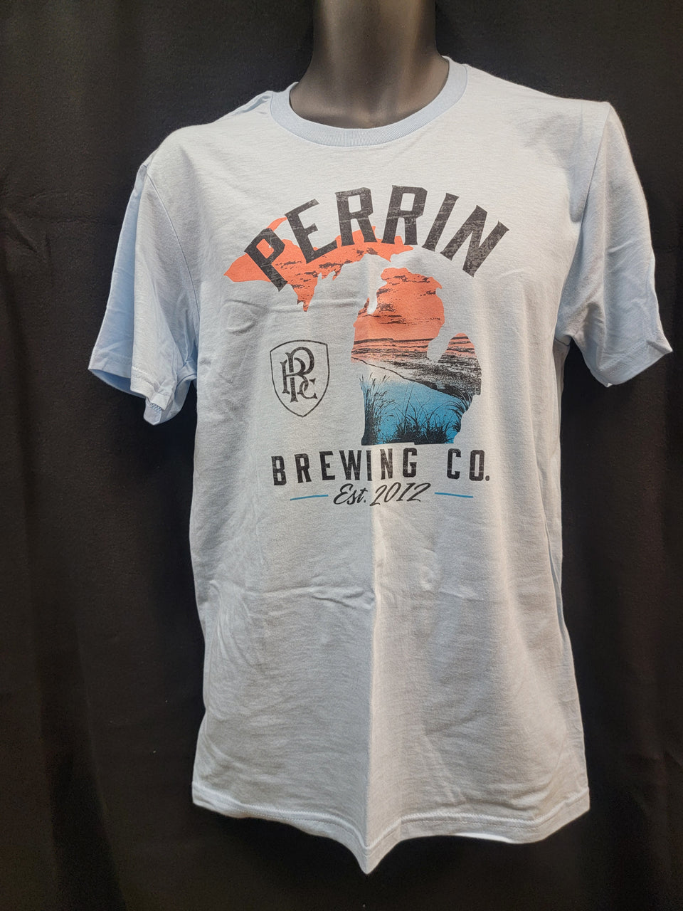 Light Blue Landscape Tee