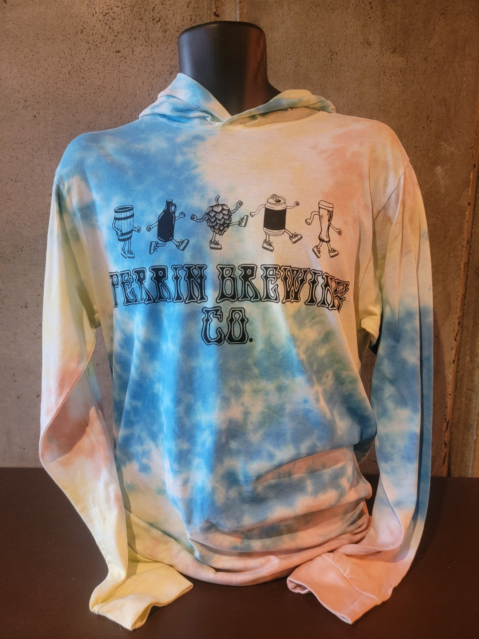 Dancing Cans Tye-Dye Hooded Tee