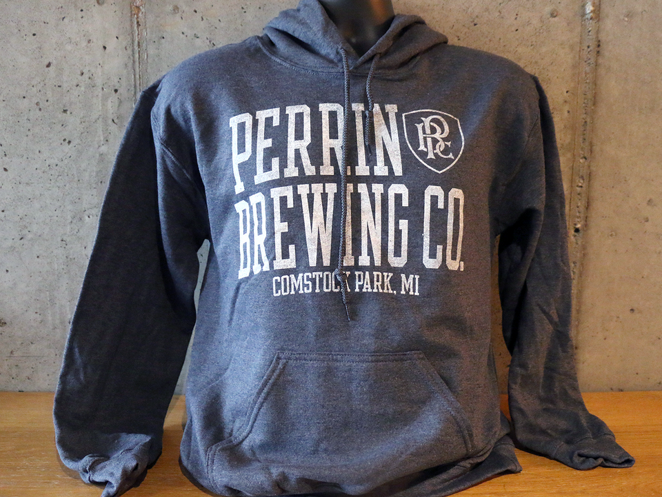 Perrin Brewing Comstock Park Dark Grey Hoodie